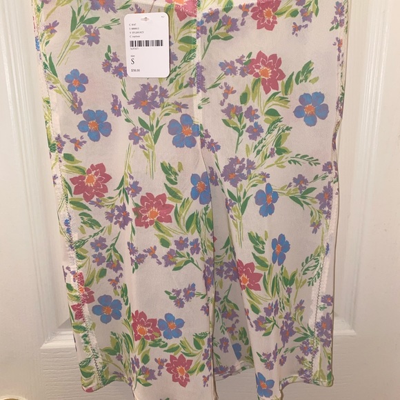 Sheer Floral Printed Biker Shorts - Picture 1 of 5